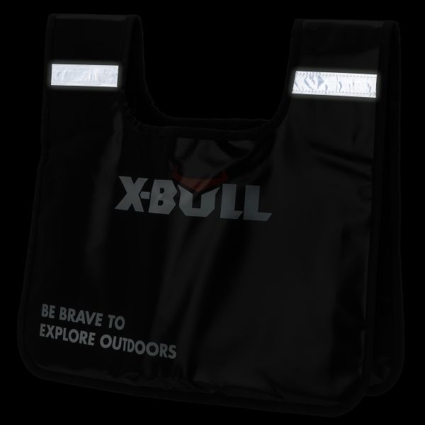 X-BULL тросогаситель зі світловідбивачем (чорний)